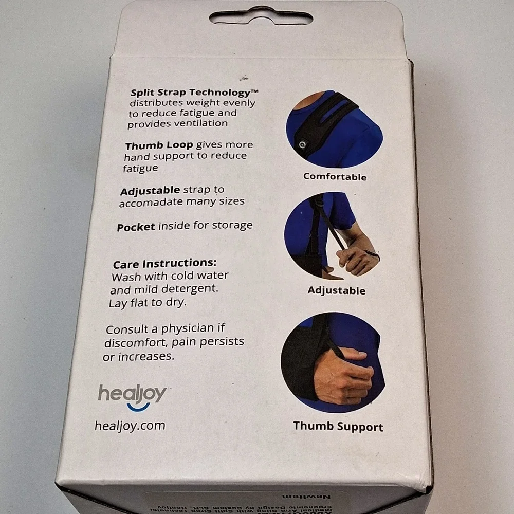 Healjoy Medical Arm Sling - Split Strap Technology - Ergonomic Support - New